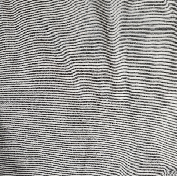 Womens Gray Stripe Mini Skirt with Pockets - Picture 4 of 10